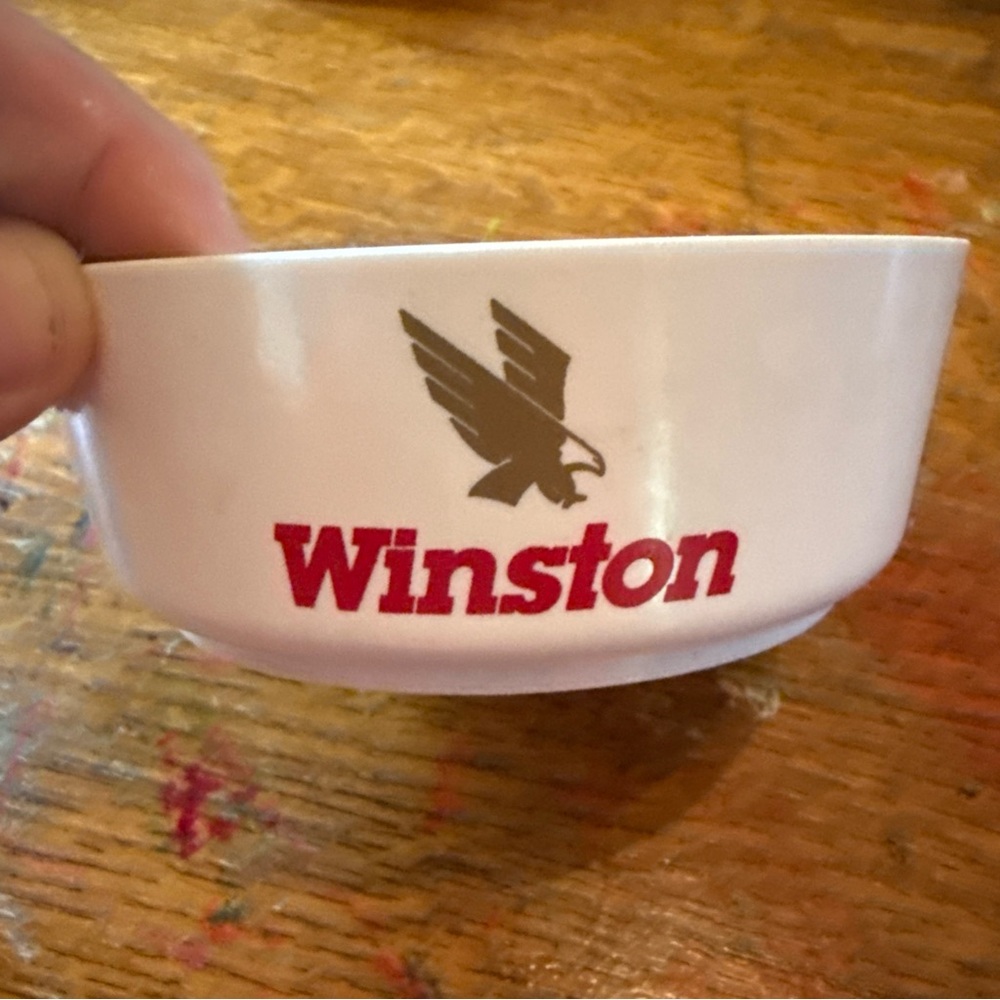 Vintage Winston Cigarette Ash Tray-Made in USA